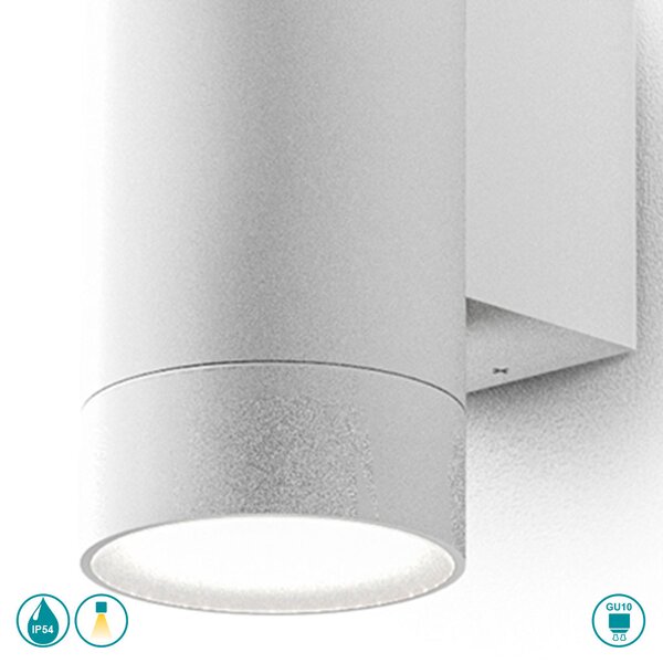 Απλίκα Εξωτερικού Χώρου Gea Luce Lily GES1060 Λευκή