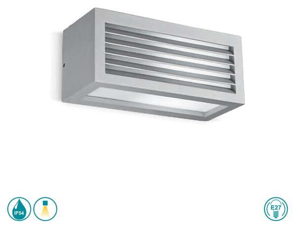 Απλίκα Εξωτερικού Χώρου Gea Luce Garo GES311 Αλουμίνιο