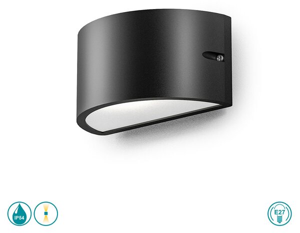 Απλίκα Εξωτερικού Χώρου Gea Luce Lan GES1051 Ανθρακί