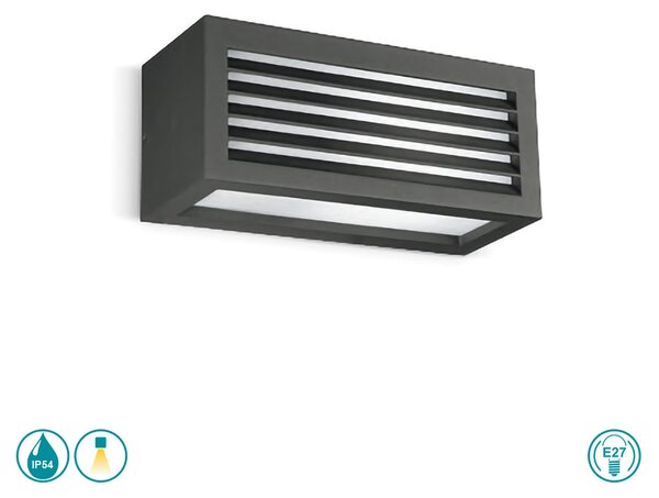 Απλίκα Εξωτερικού Χώρου Gea Luce Garo GES310 Ανθρακί