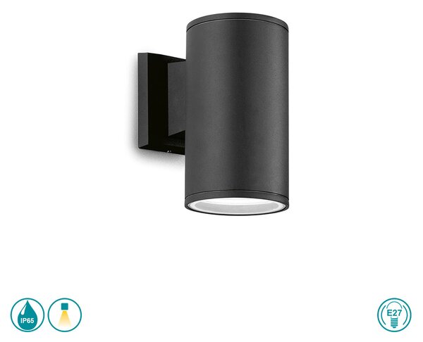 Απλίκα Εξωτερικού Χώρου Gea Luce Amon GES1003 Ανθρακί
