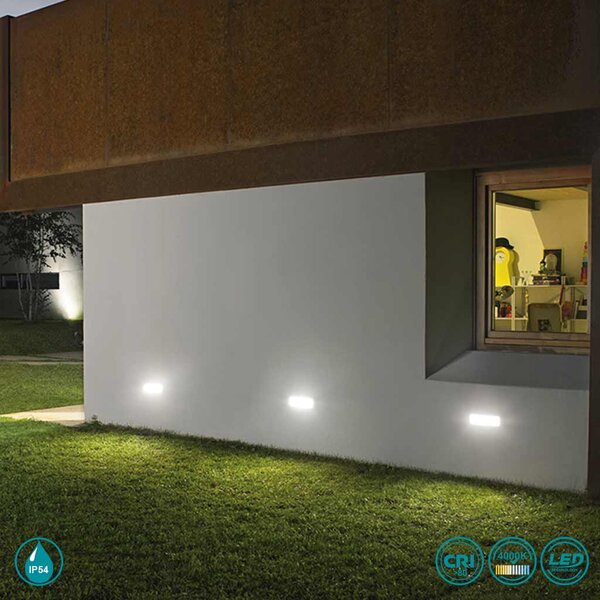 Απλίκα Εξωτερικού Χώρου Gea Luce Dagr GES150 Ανθρακί (4000K)
