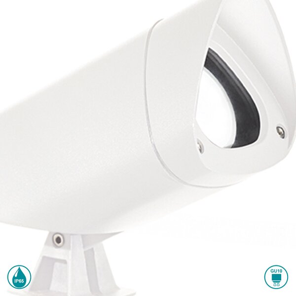 Προβολέας Με Καρφί Εξωτερικού Χώρου Gea Luce Mercury GES740 Λευκό