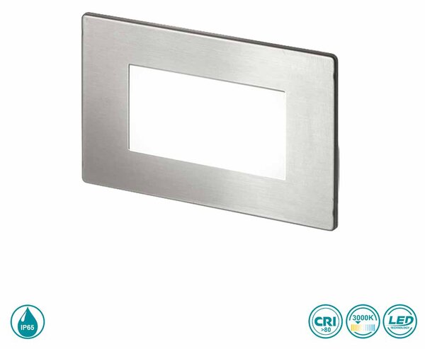 Απλίκα Εξωτερικού Χώρου Χωνευτή Gea Luce Maga GES810C (3000K)