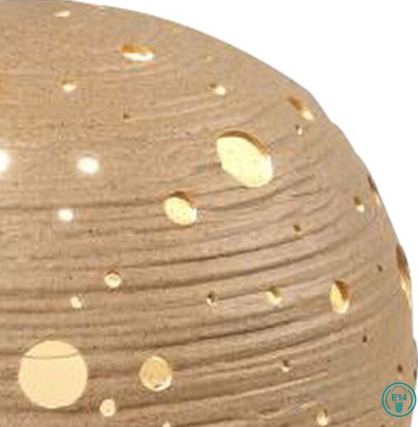 Φωτιστικό Επιτραπέζιο Fabas Luce Corvara 3531-30-348 Χακί