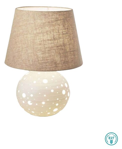 Φωτιστικό Επιτραπέζιο Fabas Luce Corvara 3531-31-102 Λευκό