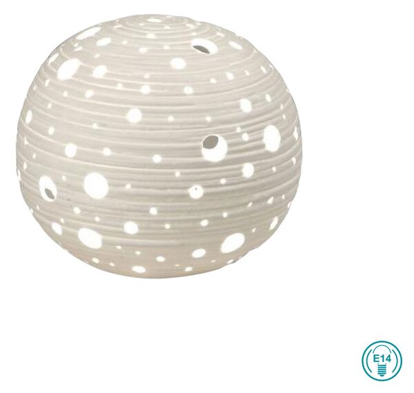 Φωτιστικό Επιτραπέζιο Fabas Luce Corvara 3531-30-102 Λευκό