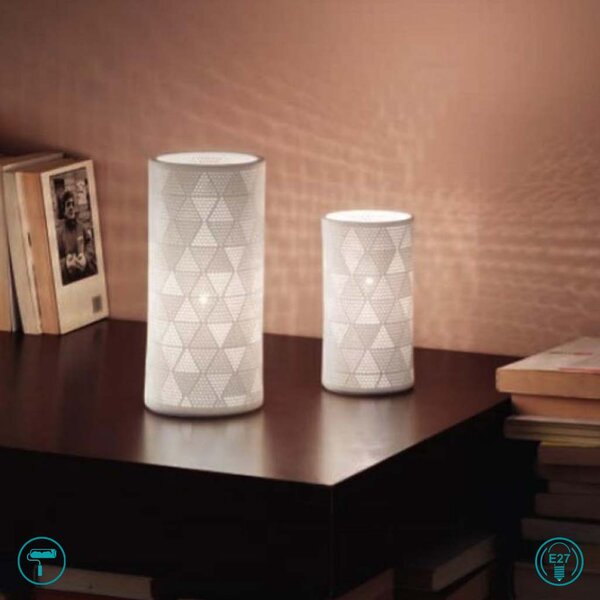 Φωτιστικό Επιτραπέζιο Fabas Luce Micol 3528-35-102 Λευκό