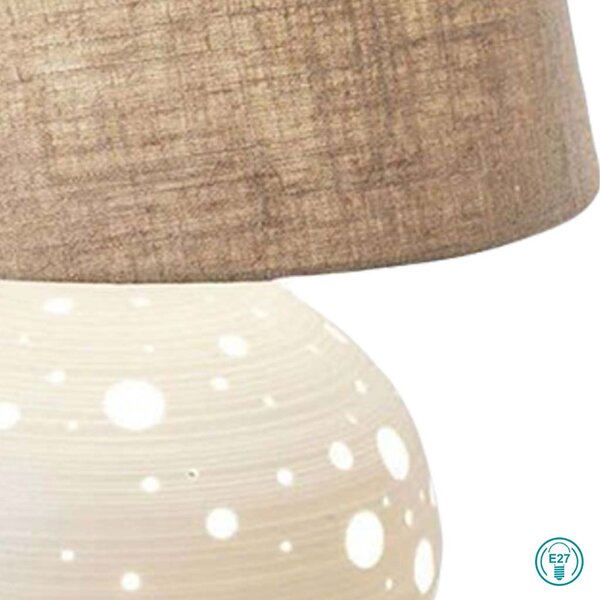 Φωτιστικό Επιτραπέζιο Fabas Luce Corvara 3531-31-102 Λευκό