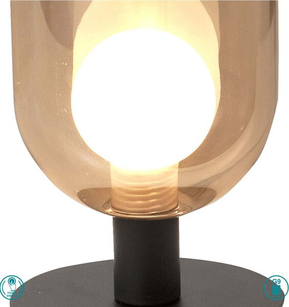 Φωτιστικό Επιτραπέζιο Fabas Luce Gubbio 3553-31-125 Μελί