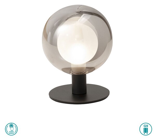 Φωτιστικό Επιτραπέζιο Fabas Luce Teramo 3554-31-126 Φυμέ
