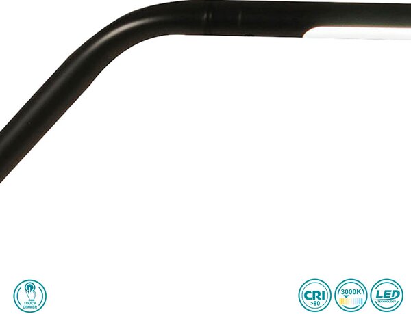 Φωτιστικό Επιτραπέζιο Fabas Luce Viktor 3385-30-101 Μαύρο