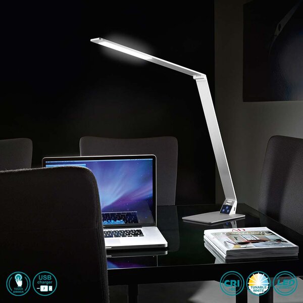 Φωτιστικό Επιτραπέζιο Fabas Luce Wasp 3265-30-212 Αλουμίνιο