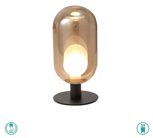 Φωτιστικό Επιτραπέζιο Fabas Luce Gubbio 3553-31-125 Μελί