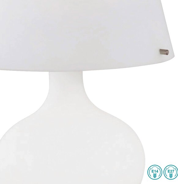 Φωτιστικό Επιτραπέζιο Fabas Luce Ade 2533-35-102 Λευκό