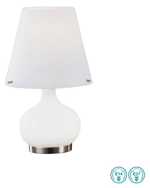Φωτιστικό Επιτραπέζιο Fabas Luce Ade 2533-35-102 Λευκό