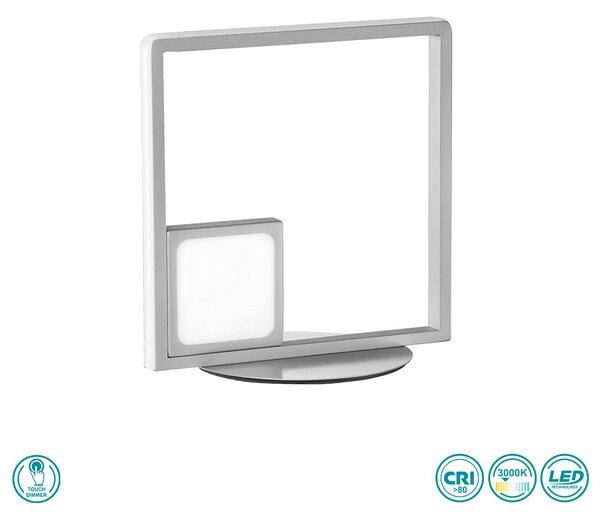 Λάμπα Επιτραπέζια Ondaluce Lt.Dowel/Silver Ασημί