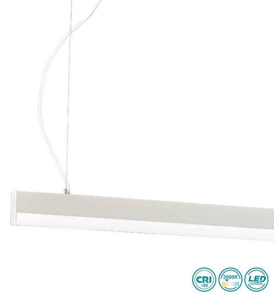 Γραμμικό Φωτιστικό Viokef Aria 3911-0018-3-W Λευκό (3000K)