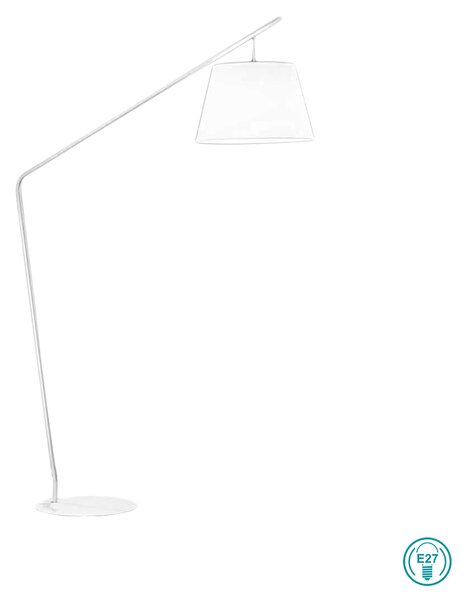 Φωτιστικό Δαπέδου Ondaluce Pt.Velvet/B.Co Λευκό