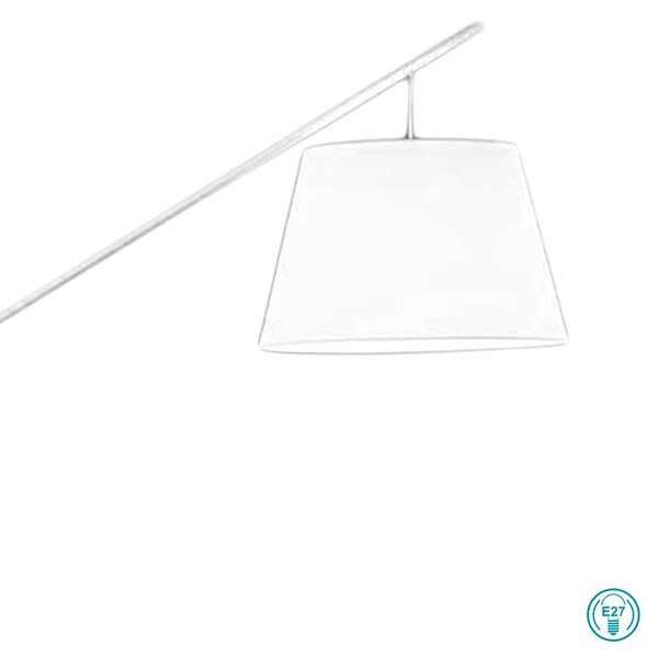 Φωτιστικό Δαπέδου Ondaluce Pt.Velvet/B.Co Λευκό