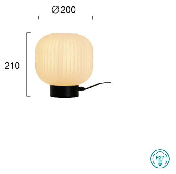 Φωτιστικό Επιτραπέζιο Viokef Astor 4257700 Λευκό