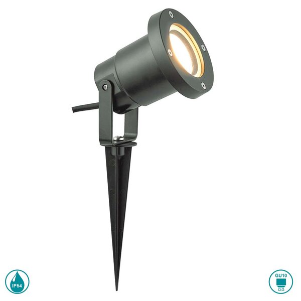 Φωτιστικό Εξωτερικού Χώρου Καρφί Viokef Lucia 4257000 Σκούρο Γκρι