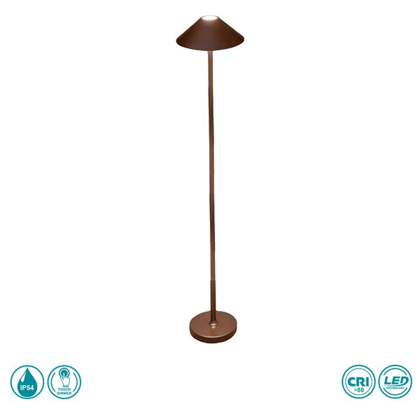 Φωτιστικό Δαπέδου Επαναφορτιζόμενο Ondaluce Pt.Moon/Corten Σκουριά