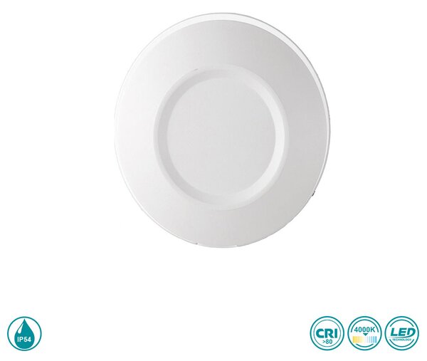 Απλίκα Εξωτερικού Χώρου Ondaluce Ap.Turn/B.Co Λευκή