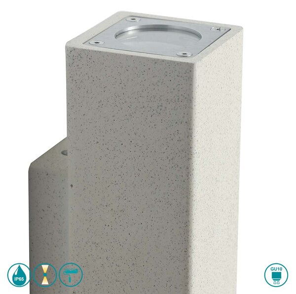 Απλίκα Εξωτερικού Χώρου Intec Oakland-AP2 BCO 8031414864218 Λευκή
