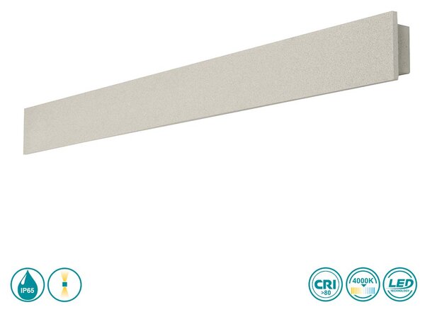 Απλίκα Εξωτερικού Χώρου Intec LED-Parker-AP120 8031414862511 Λευκή (4000K)