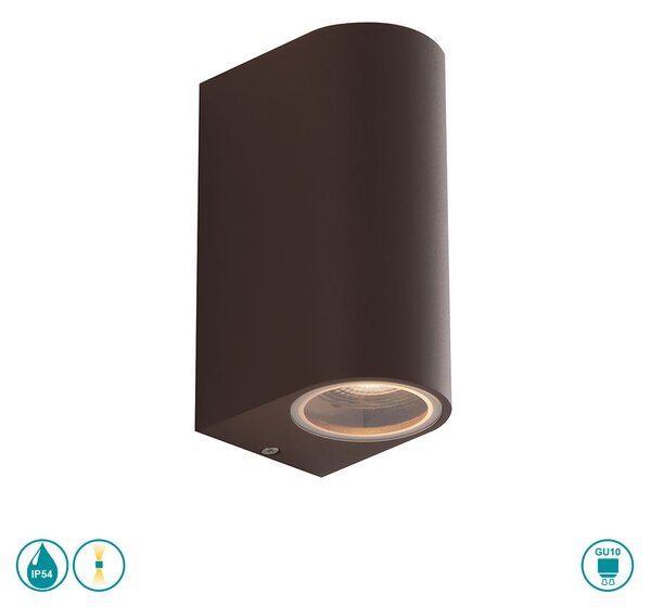 Απλίκα Εξωτερικού Χώρου Intec I-One-AP2 BRO 8031414079995 Σκουριά
