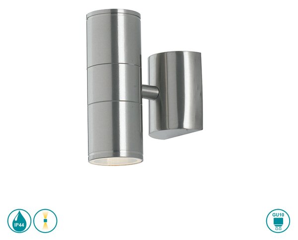 Απλίκα Εξωτερικού Χώρου Intec I-Jump-AP2 INOX 8031414862368 Ανοξείδωτη