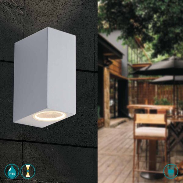 Απλίκα Εξωτερικού Χώρου Intec I-Qubo-AP2 BCO 8031414878840 Λευκή