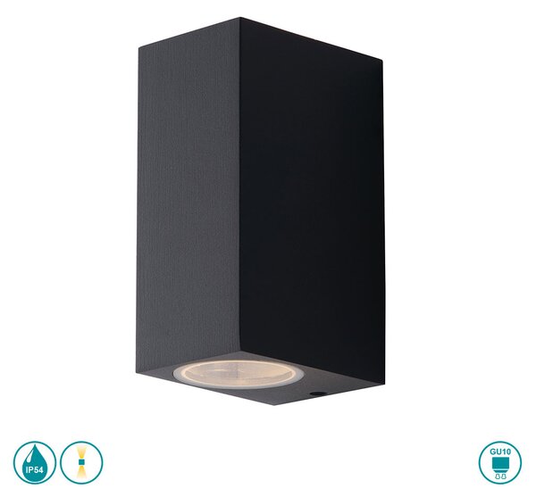 Απλίκα Εξωτερικού Χώρου Intec I-Qubo-AP2 ANT 8031414084289 Ανθρακί