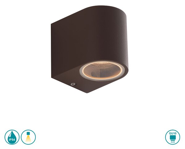 Απλίκα Εξωτερικού Χώρου Intec I-One-AP1 BRO 8031414048861 Σκουριά