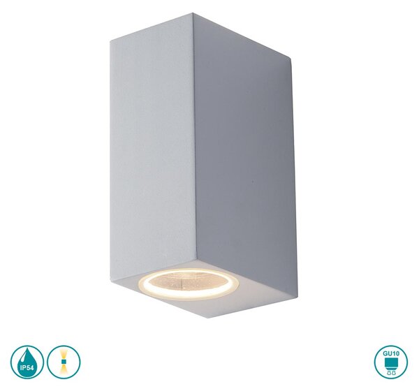 Απλίκα Εξωτερικού Χώρου Intec I-Qubo-AP2 BCO 8031414878840 Λευκή