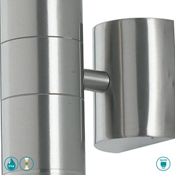 Απλίκα Εξωτερικού Χώρου Intec I-Jump-AP2 INOX 8031414862368 Ανοξείδωτη