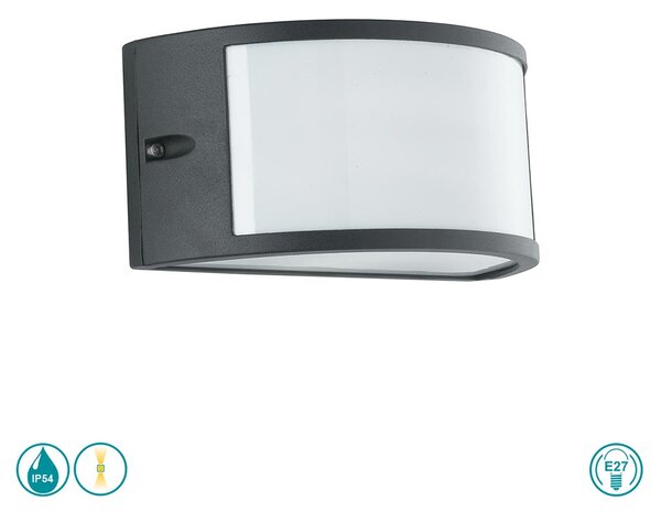 Απλίκα Εξωτερικού Χώρου Intec I-Austin-AP NER 8031440362139 Μαύρη