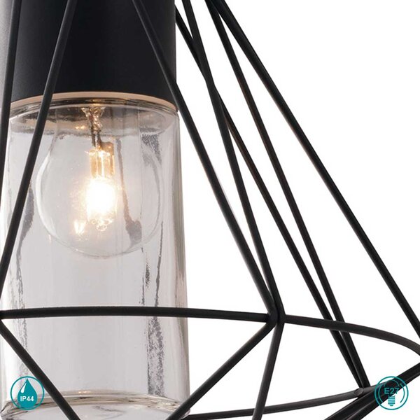 Απλίκα Εξωτερικού Χώρου Intec Lant-Mandala-AP 8031414862641 Ανθρακί