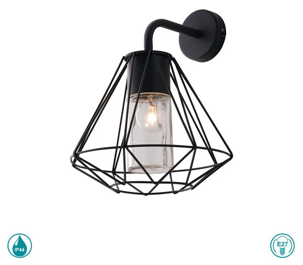 Απλίκα Εξωτερικού Χώρου Intec Lant-Mandala-AP 8031414862641 Ανθρακί