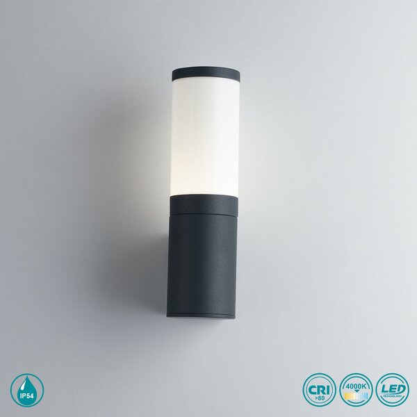 Απλίκα Εξωτερικού Χώρου Intec LED-Discovery-AP 8031414877836 Ανθρακί (4000K)
