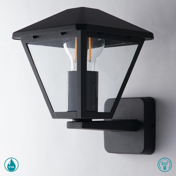 Απλίκα Εξωτερικού Χώρου Intec Lant-Prisma-AP1A 8031414867103 Ανθρακί