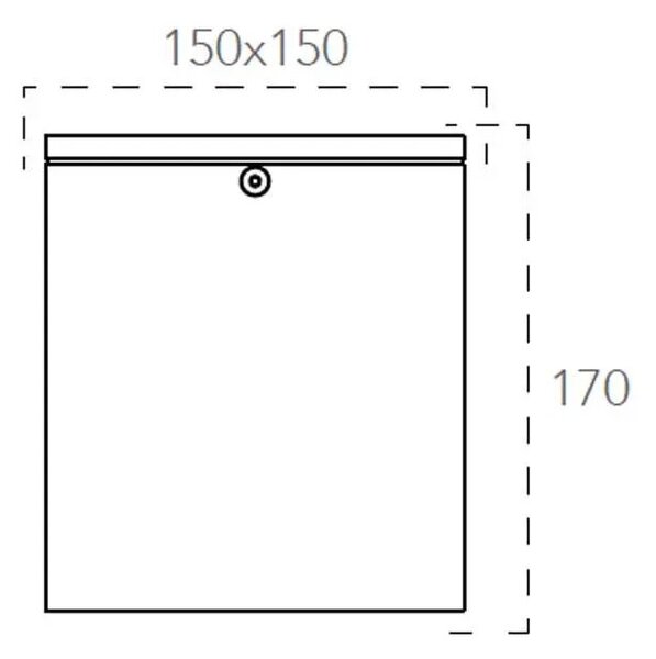 Φωτιστικό Οροφής Εξωτερικού Χώρου Intec I-Citizen-Q1 BCO 8031414882922 Λευκό