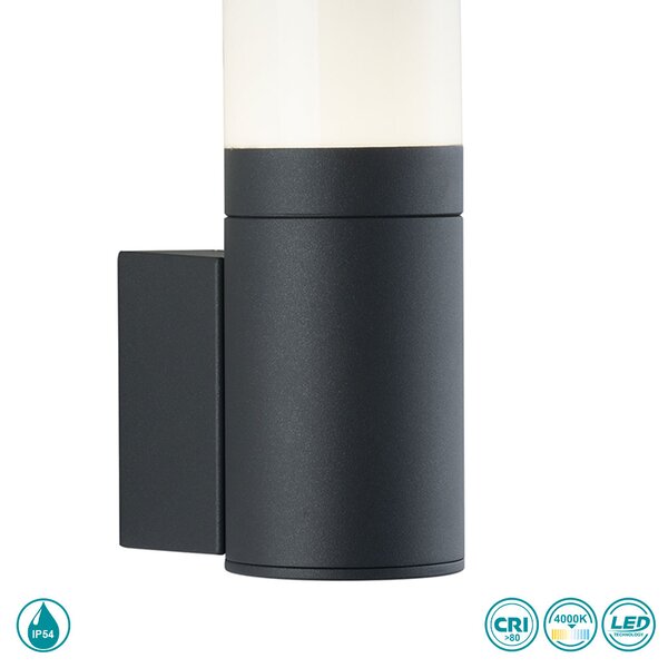 Απλίκα Εξωτερικού Χώρου Intec LED-Discovery-AP 8031414877836 Ανθρακί (4000K)