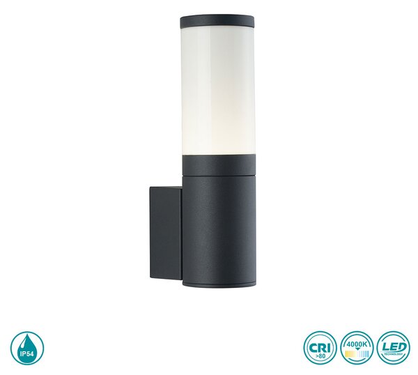 Απλίκα Εξωτερικού Χώρου Intec LED-Discovery-AP 8031414877836 Ανθρακί (4000K)