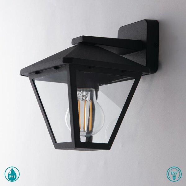 Απλίκα Εξωτερικού Χώρου Intec Lant-Prisma-AP1B 8031414867073 Ανθρακί