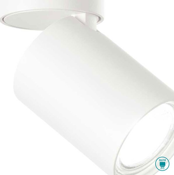 Φωτιστικό Σποτ Ideal Lux Toby 271538 Λευκό