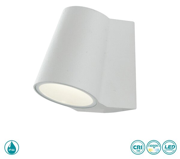 Απλίκα Εξωτερικού Χώρου Intec LED-Sintesi BCO 8031414862207 Λευκή (4000K)