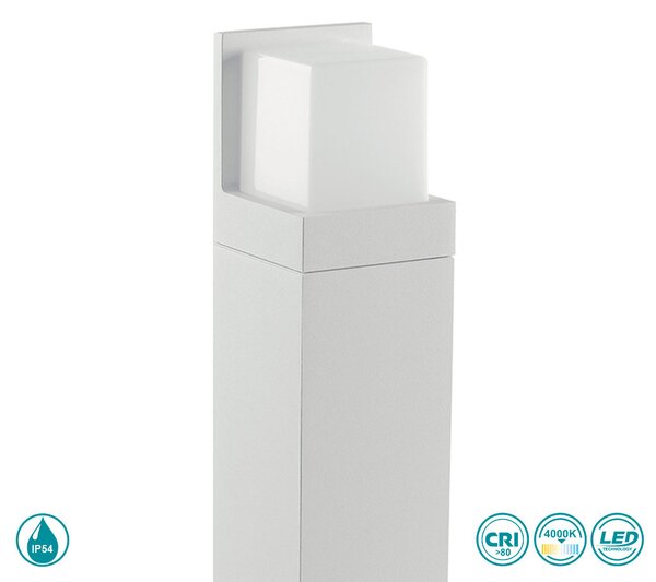 Κολωνάκι Εξωτερικού Χώρου Intec LED-Nismo-P60 8031440361231 Λευκή (4000K)