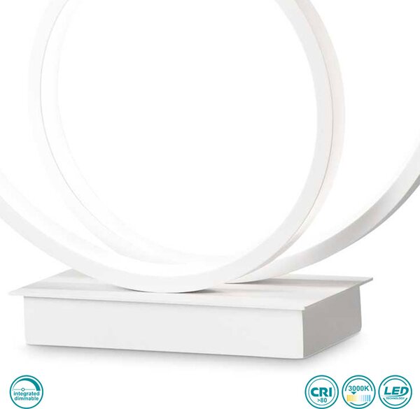Φωτιστικό Επιτραπέζιο Ideal Lux Oz 269474 Λευκό